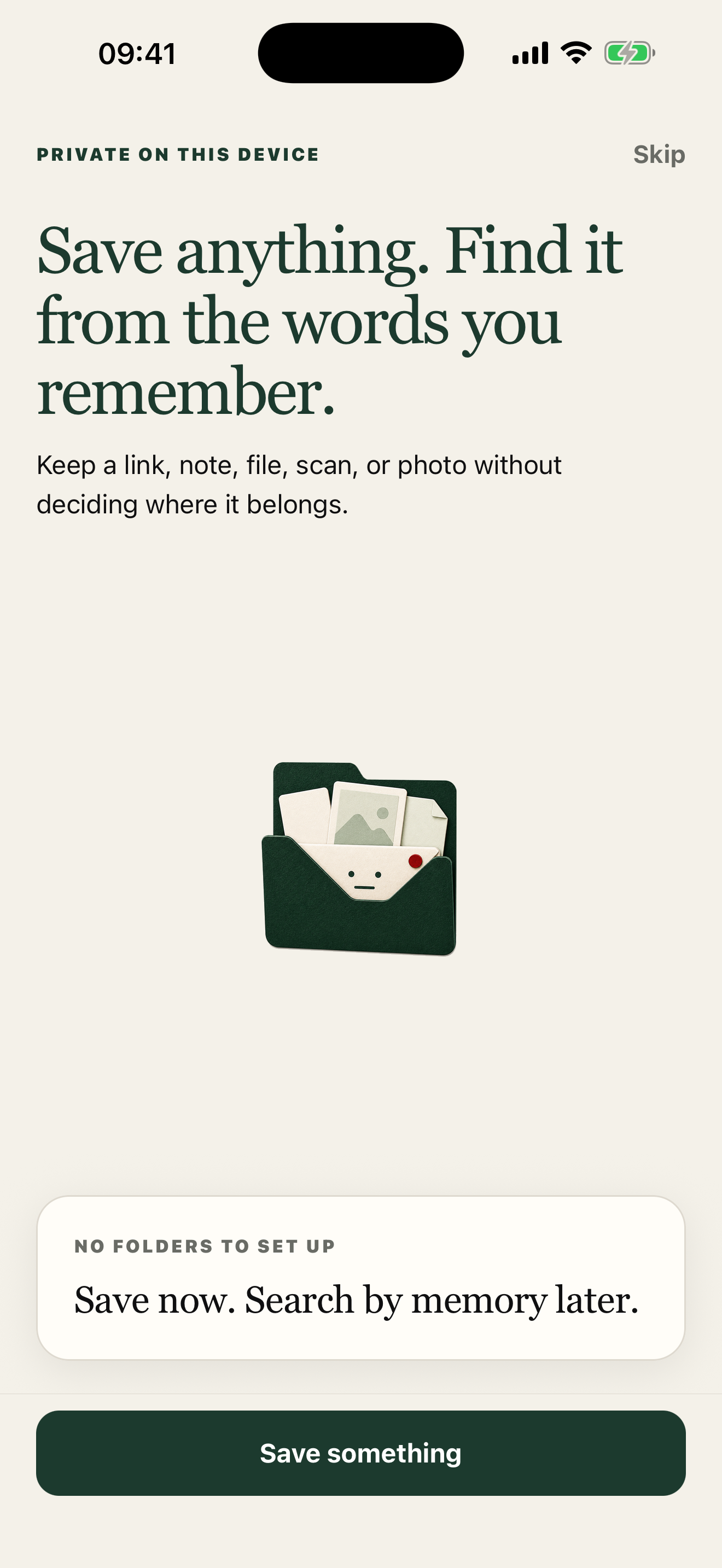 Saved Here — Save it